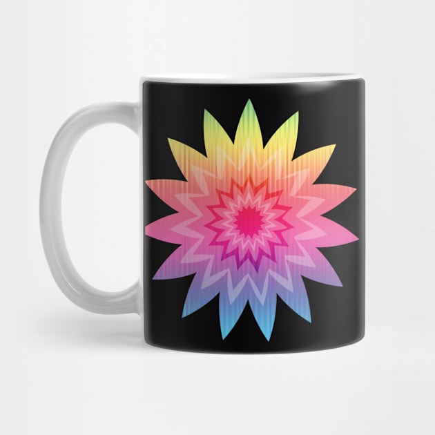 Rainbow Flower by Klssaginaw